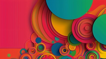 Mock-up graphique, fond abstrait coloré. 