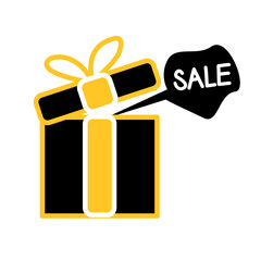 Gift Box Sale Icon