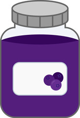 음식-잼-블루베리잼-잼통-쨈-블루베리쨈-스프레드