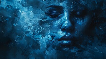 solitude, dépression, replis sur soi, illustration sur le thème de la santé mentale