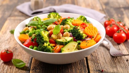 baked beans with vegetables