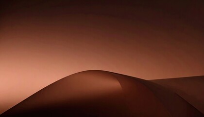 Abstract Brown Landscape with Radial Bloom and Vignette