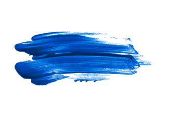 Abstract paint brush stroke isolated on black background, colorful artistic texture for creative design, decoration, and digital artwork