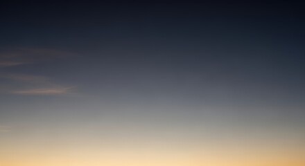 Serene blue and orange sky gradient