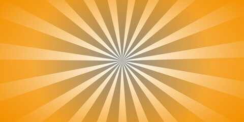 Fototapeta premium Radiating red orange lavender burst background. red orange background with white sun ray. Pattern of starburst. Abstract ultra red texture with light of sunburst. Pink retro striped background. 
