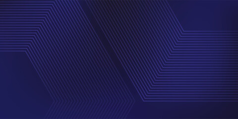 Naklejka premium Design gradient lines hexagon pattern. Futuristic technology concept simple abstract modern design