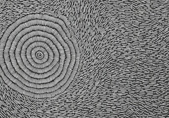 Textured monochrome pattern with a flowing spiral design