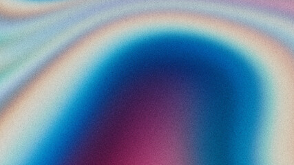 gradient background with grainy noise texture effect, abstract web banner design, Abstract gradient background with blue and violet tones, soft rainbow waves, and grainy noise texture. 