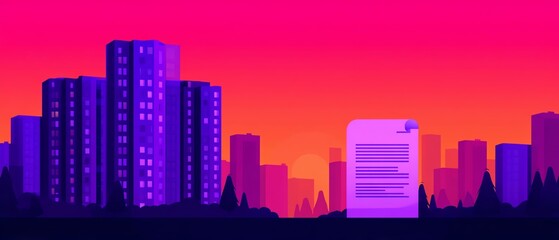 Landlord tenant management infographic with rental agreement design