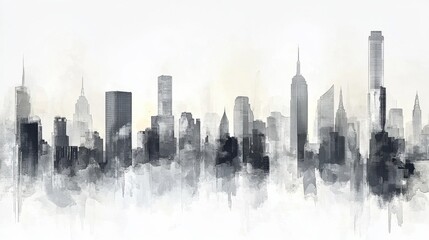 Serene cityscape with multiple buildings during daytime