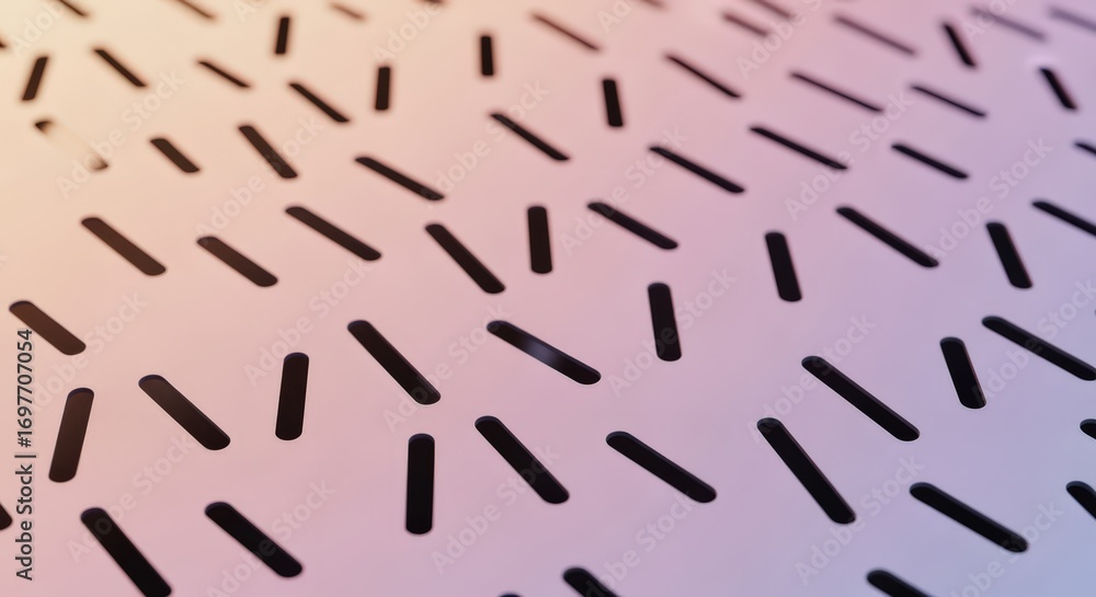 Aufkleber abstract perforated metal pattern with soft gradient