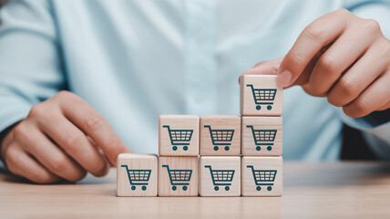 E commerce growth strategy online shopping cart increase sales digital marketing retail business plan success