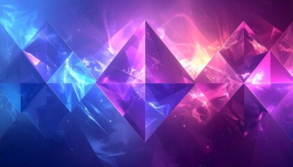 Abstract geometric design with vibrant colors