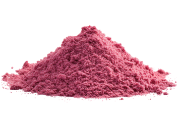 Pile of vibrant pink powder