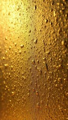 Gleaming gold wall, textured surface, opulent backdrop Perfect for luxury, wealth, and success themed projects Close-up shot reveals intricate details , surface, metallic, luxury background