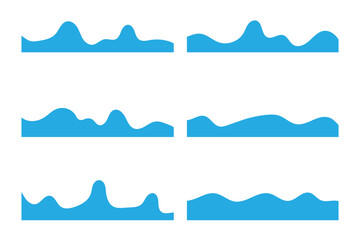 Wave shape certificate vector header. Luxury curved border design, cover cover. Abstract divider for banner footer. Website separator for flyer, ribbon pattern bottom page frame in eps 10.