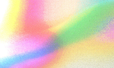 Abstract rainbow color wash with textured speckles
