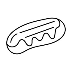 Enjoy a delicious Eclair with a rich Chocolate Glaze that everyone will love and savor