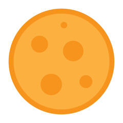 Cheese flat, triangular piece with holes vektor