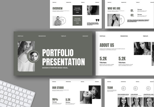Minimal Portfolio Presentation Template
