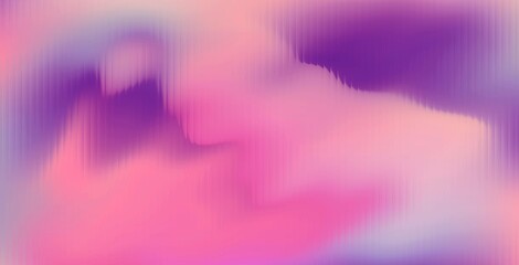 A soft, glossy purple combination abstract background with a striped effect. A wavy striped glass refraction.