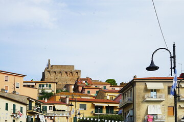 View of Porto Santo Stefano, Tuscany, Italy