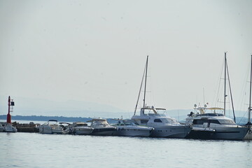 Boats in Porto Santo Stefano, Tuscany, Italy