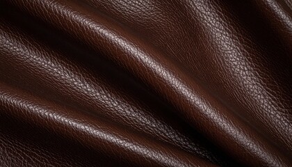 dark brown leather texture