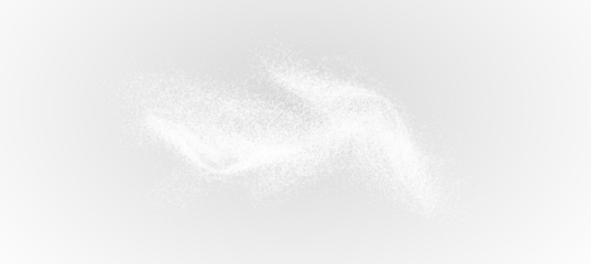 Powder, talc. Flour, sugar and salt texture isolated on transparent background. Dust, spices and seasonings effect, vector png.	
