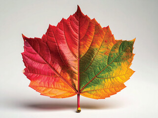 maple leaf on a black background