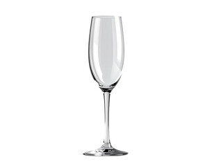 Elegant Glass Flute for Champagne Serving