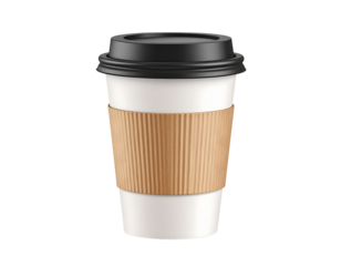 Minimal Coffee Cup with Lid for Clean Design Aesthetic
