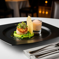A piece of salmon