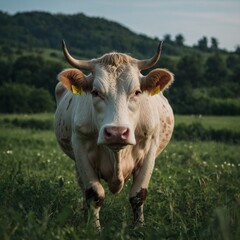 cow in a field