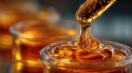 Warm Amber Science Laboratory Dropper