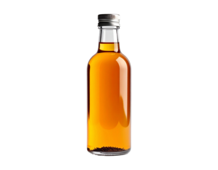 Simple Tea Bottle Without Label on White Background