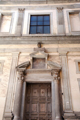 Church of Santa Maria di Monteverginella  (1588) in the historic center of the Naples, Italy. The church houses the remains of St. Francis Caracciolo, St. Cristina, St. Hermione, and St. Gatuzia.
