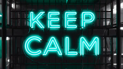 Fototapeta premium Neon sign with the text 