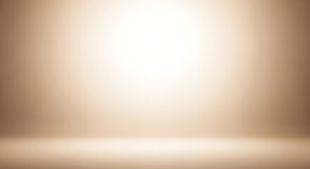 Beige studio backdrop with soft, diffused lighting, ideal for product photography or videography.
