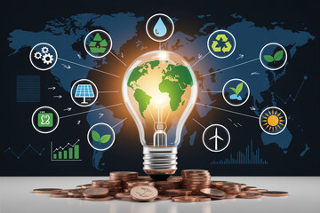 Investing in renewable energy and green technology for sustainable future and global economic growth