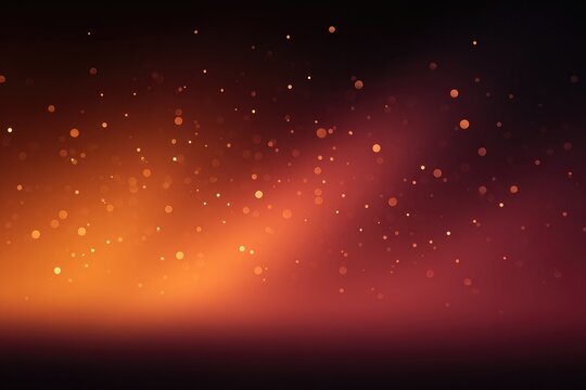 Soft gradients of orange and purple create dreamy cosmic atmosph