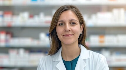 Pharmacist Providing Advice and Guidance to Customer on Over the Counter Medications in a Pharmacy Setting