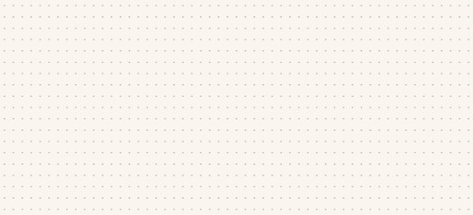 beige journal planer page with dotted square grid simple vector illustration