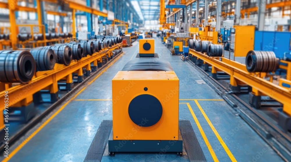 Poster collaborative robotic technology enhancing efficiencies and productivity in a modern manufacturing f