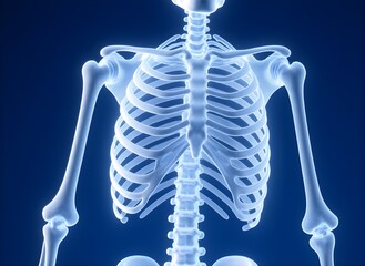 3d rendered illustration of a human spine