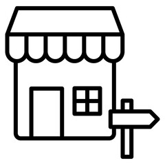 Fototapeta premium Outlet Icon Element For Design