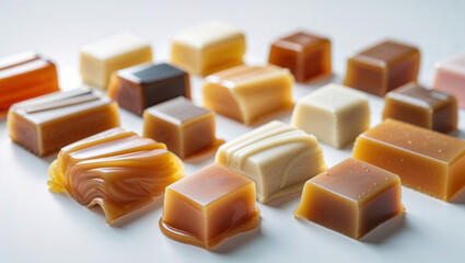 Assorted caramel candies