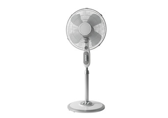 Obraz premium Powerful Cooling Oscillating Stand Fan Product Photography isolated on transparent background