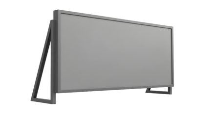 Gray Modern TV Stand Mockup.