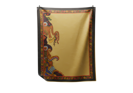 Elegant Tapestry Rich Texture Intricate Design isolated on transparent background